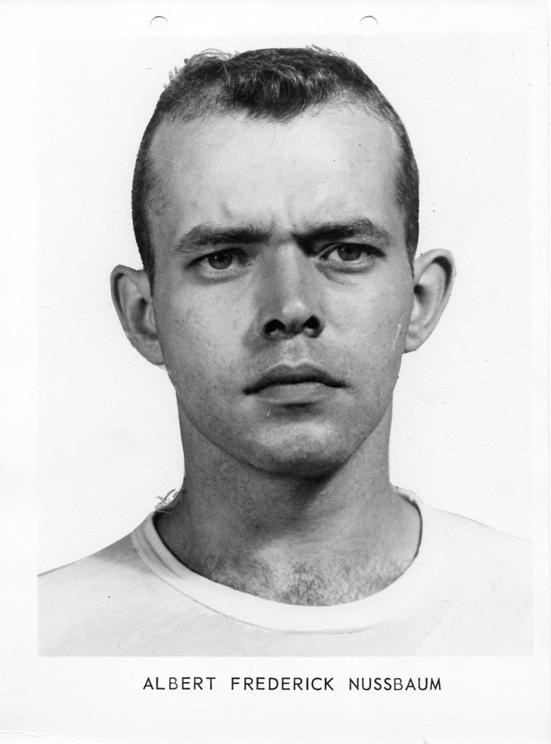 Former Ten Most Wanted Fugitive #168: On November 4, 1962, Nussbaum was arrested in Buffalo, New York, by the FBI after a 20-minute chase through downtown streets.