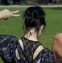 Neck tattoo: Chinese symbol